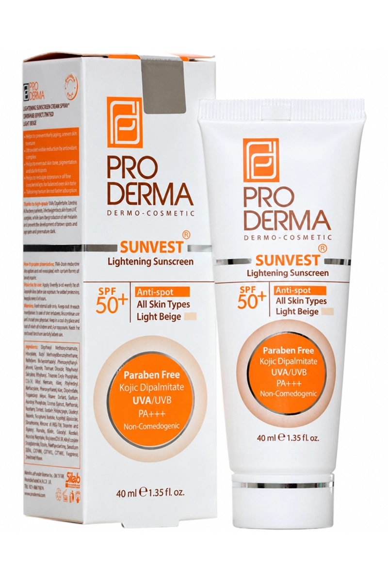 کرم ضد آفتاب و ضد لک پرودرما SPF50 - بژ روشن