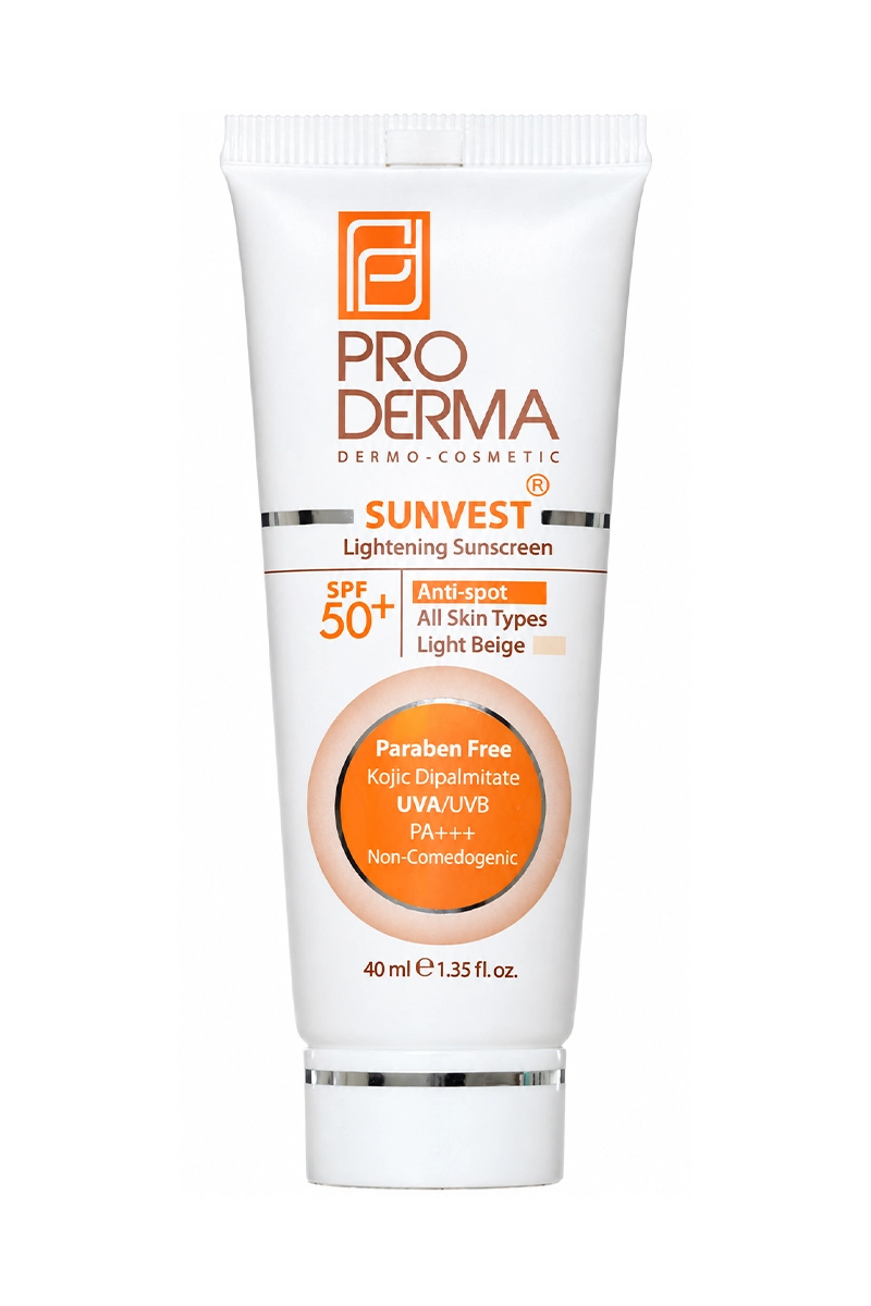 کرم ضد آفتاب و ضد لک پرودرما SPF50 - بژ روشن