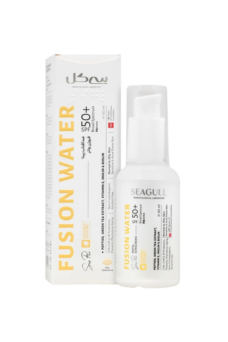ضد آفتاب پپتا فیوژن واتر SPF50 سی گل