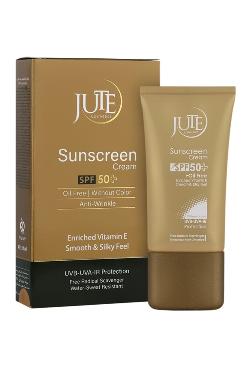 کرم ضد آفتاب بی رنگ SPF+50 پوست چرب ژوت