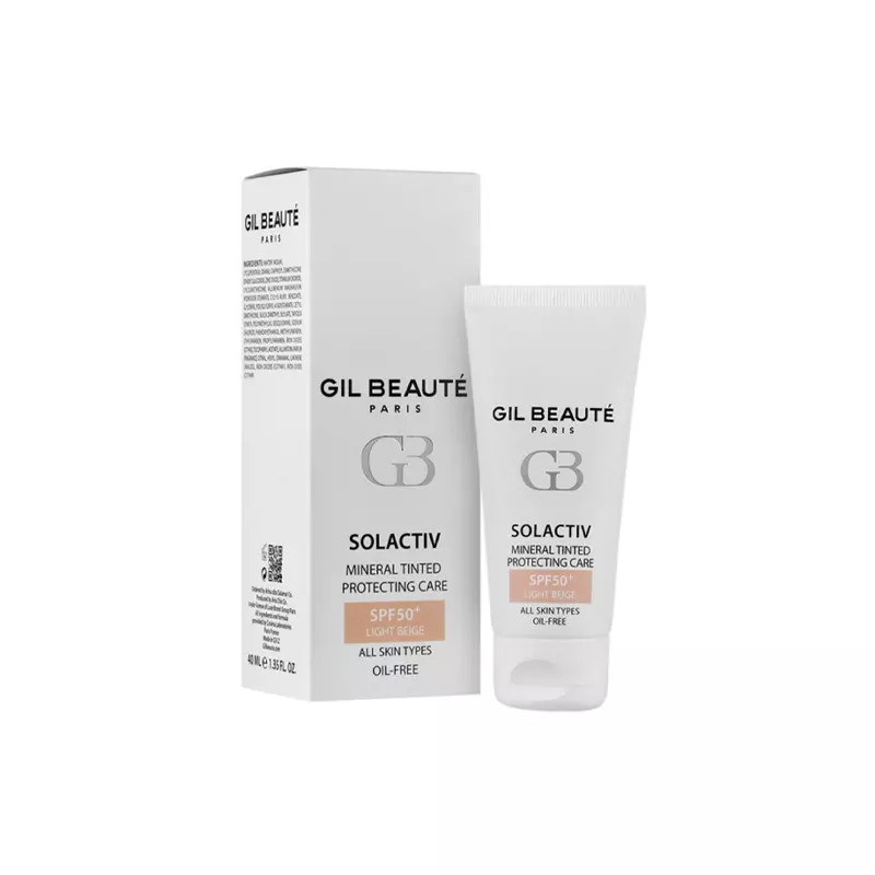 کرم ضد آفتاب مینرال ژیل بوته برای پوست حساس (بژ روشن) SPF50