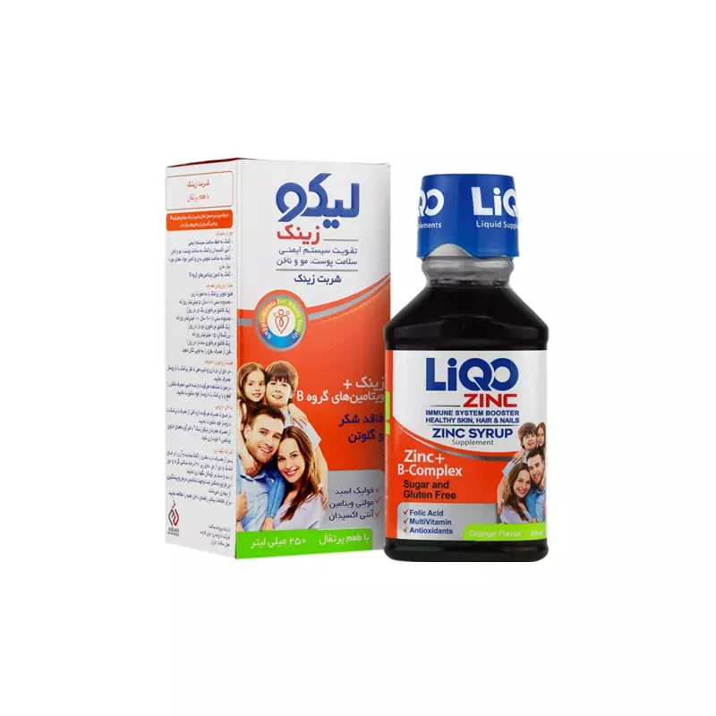 شربت مولتی ویتامین و زینک لیکو زینک (کودکان و بزرگسالان)