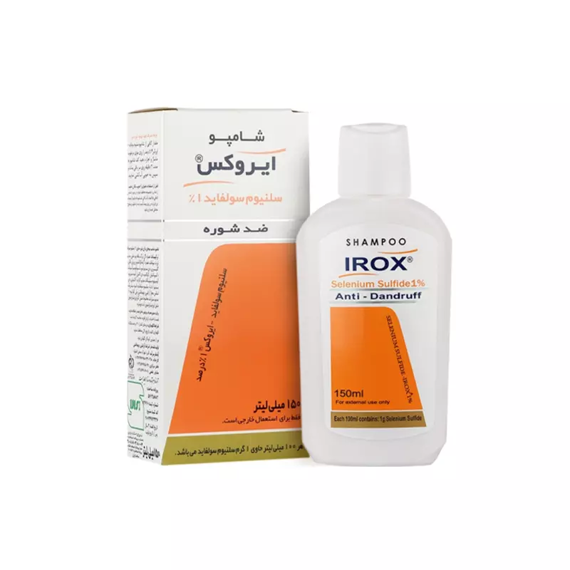 شامپو درمانی سلنیوم سولفاید 1% ایروکس (ضد شوره مقاوم)
