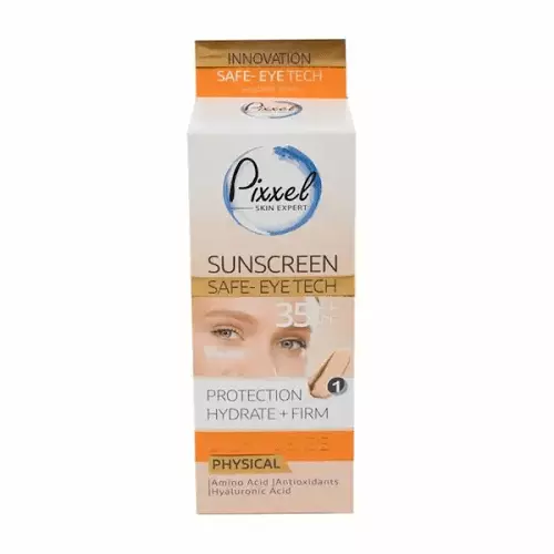 کرم ضد آفتاب مینرال صورت و دور چشم پیکسل SPF35 (بژ روشن)