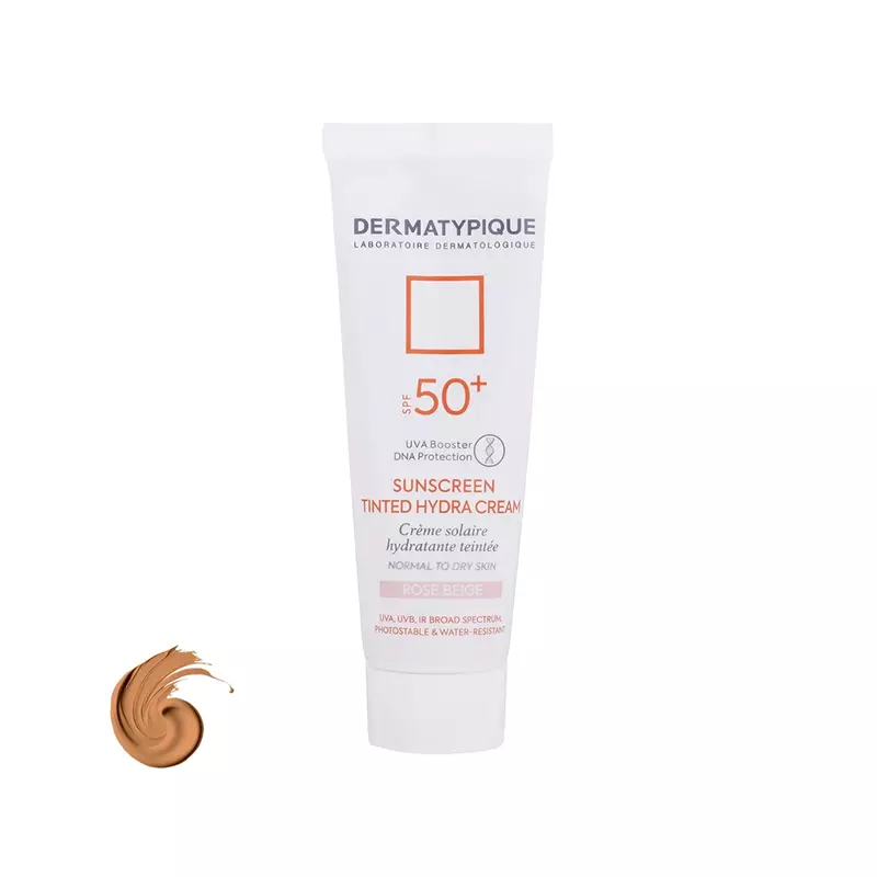 کرم ضد آفتاب آبرسان درماتیپیک SPF50 (پوست خشک - رز بژ)