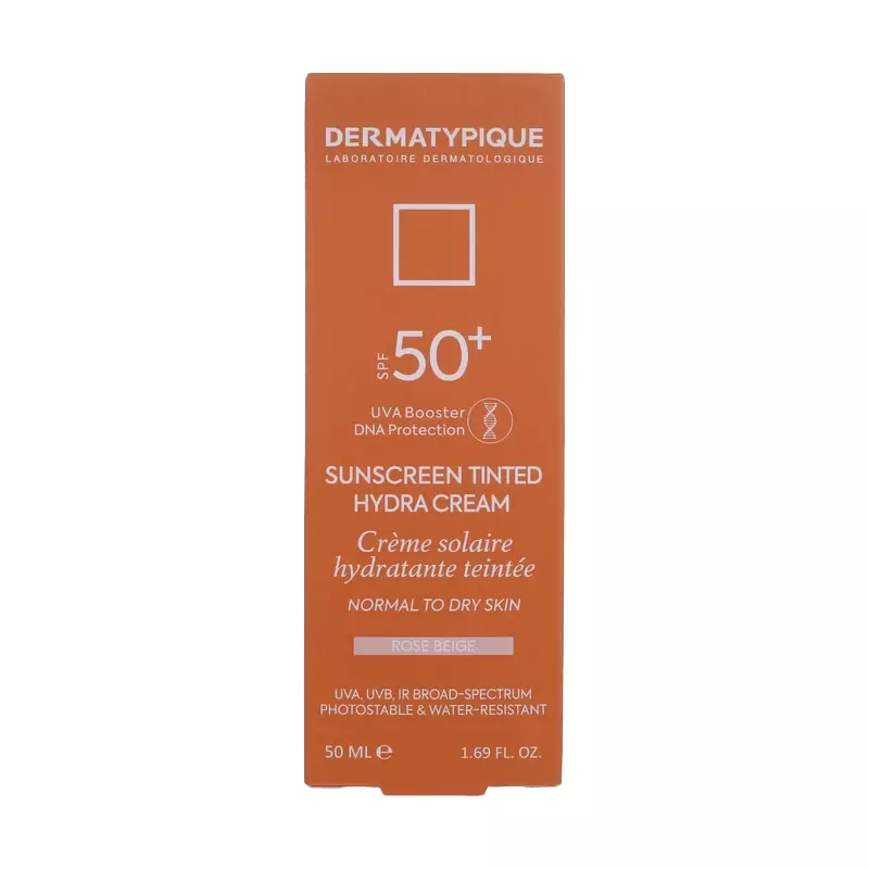 کرم ضد آفتاب آبرسان درماتیپیک SPF50 (پوست خشک - رز بژ)