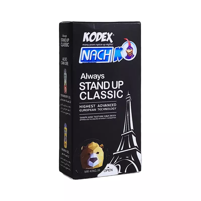 کاندوم کلاسیک کدکس (مدل Stand Up) - 3 عددی