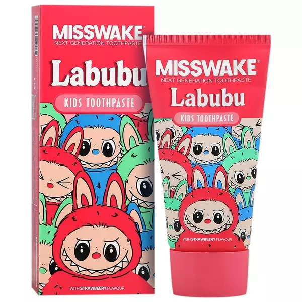 خمیر دندان ژله ای کودک میسویک (لبوبو صورتی - توت فرنگی)