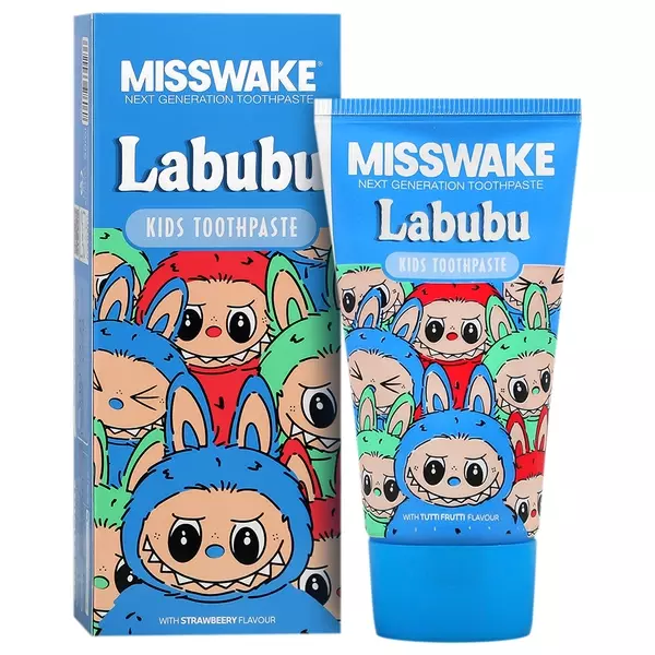 خمیر دندان ژله ای کودک میسویک (لبوبو آبی - آدامس بادکنکی)