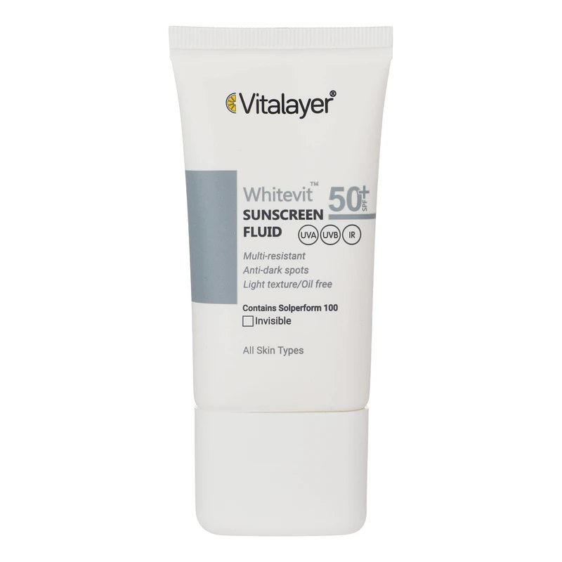 فلوئید ضد آفتاب ضد لک ویتالیر SPF50