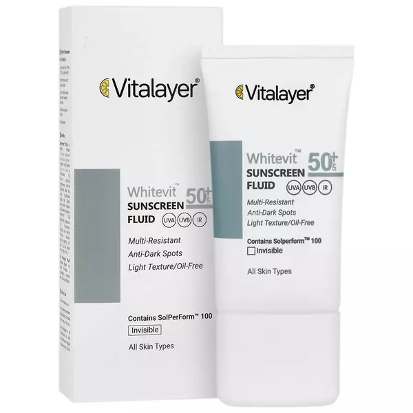 فلوئید ضد آفتاب ضد لک ویتالیر SPF50