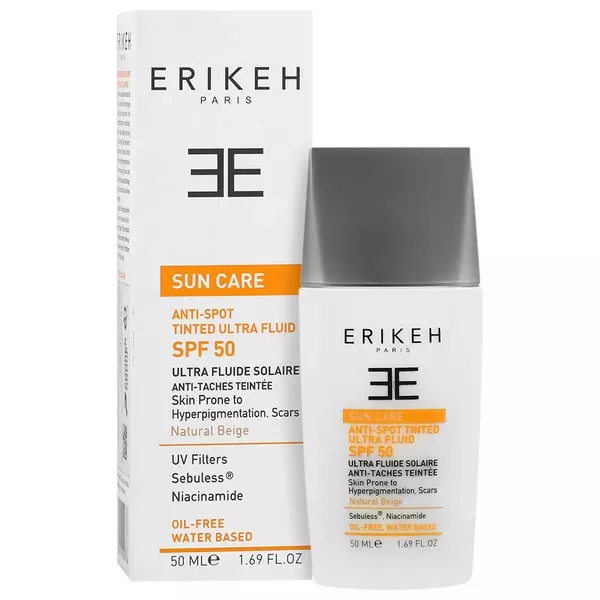 کرم ضد آفتاب و ضد لک اریکه SPF50 (بژ طبیعی)