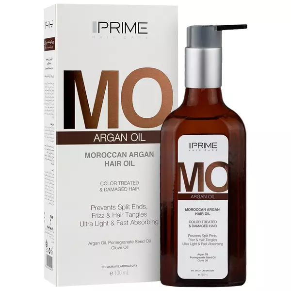روغن تقویت کننده مو آرگان پرایم (موی رنگ شده و آسیب دیده)