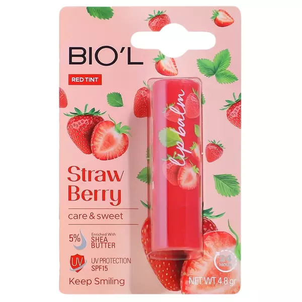 بالم لب نرم کننده بیول (توت فرنگی - SPF15)