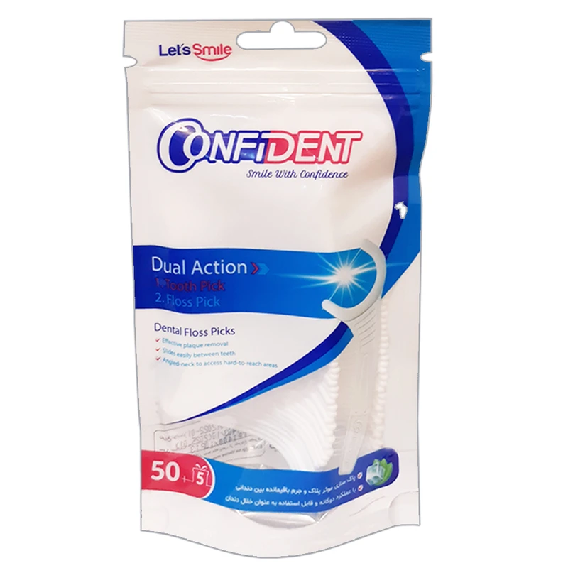 نخ دندان کمانی کانفیدنت (نخ و خلال دندان - نعنایی)
