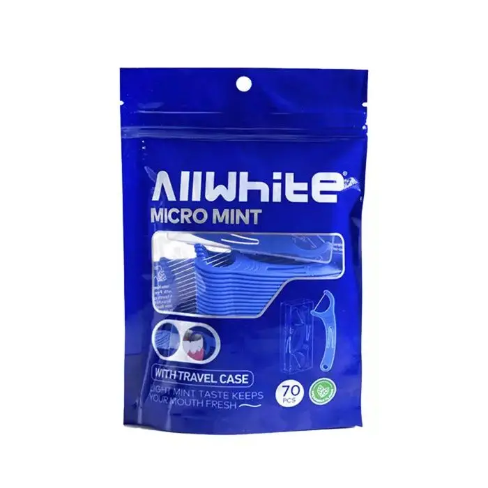 نخ دندان کمانی آل وایت با طعم نعنا (۷۰ عددی)