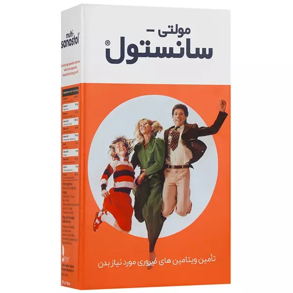 شربت مولتی ویتامین و کلسیم سانستول (200 گرم)