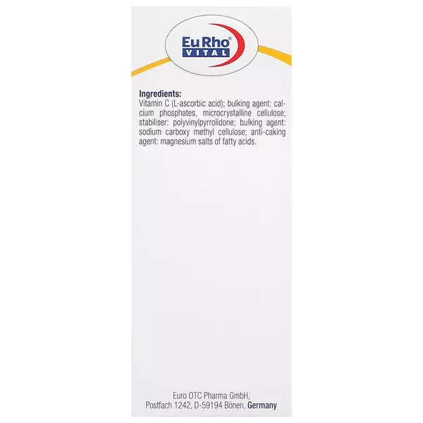 قرص ویتامین C 1000 میلی گرم یوروویتال (60 عددی)