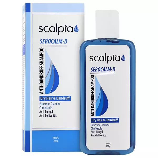 شامپو ضد شوره موهای خشک اسکالپیا (200 میل)