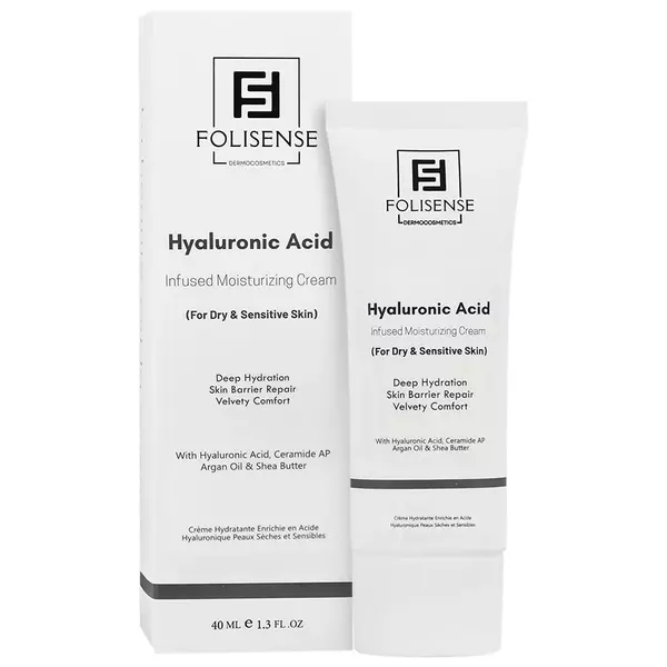 کرم مرطوب کننده هیالورونیک اسید فولیسنس 40 میلی لیتر