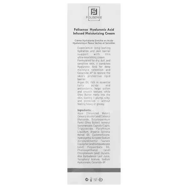 کرم مرطوب کننده هیالورونیک اسید فولیسنس 40 میلی لیتر
