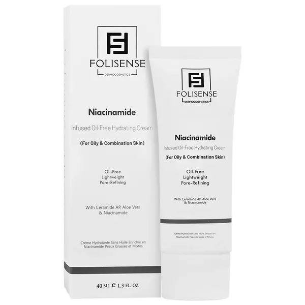 کرم آبرسان پوست حاوی نیاسینامید فولیسنس 40 میلی لیتر