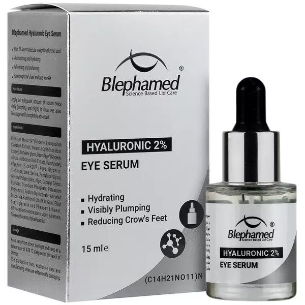 سرم دور چشم هیالورونیک اسید 2% بلفامد (آبرسان قوی)