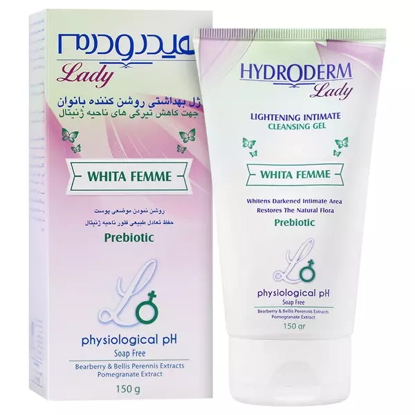 ژل بهداشتی روشن کننده بانوان ویتا فم هیدرودرم