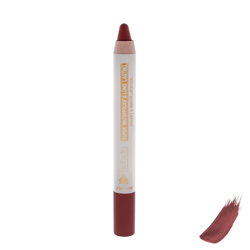 رژ لب مدادی مات دیفکتو مدل Super Waterproof