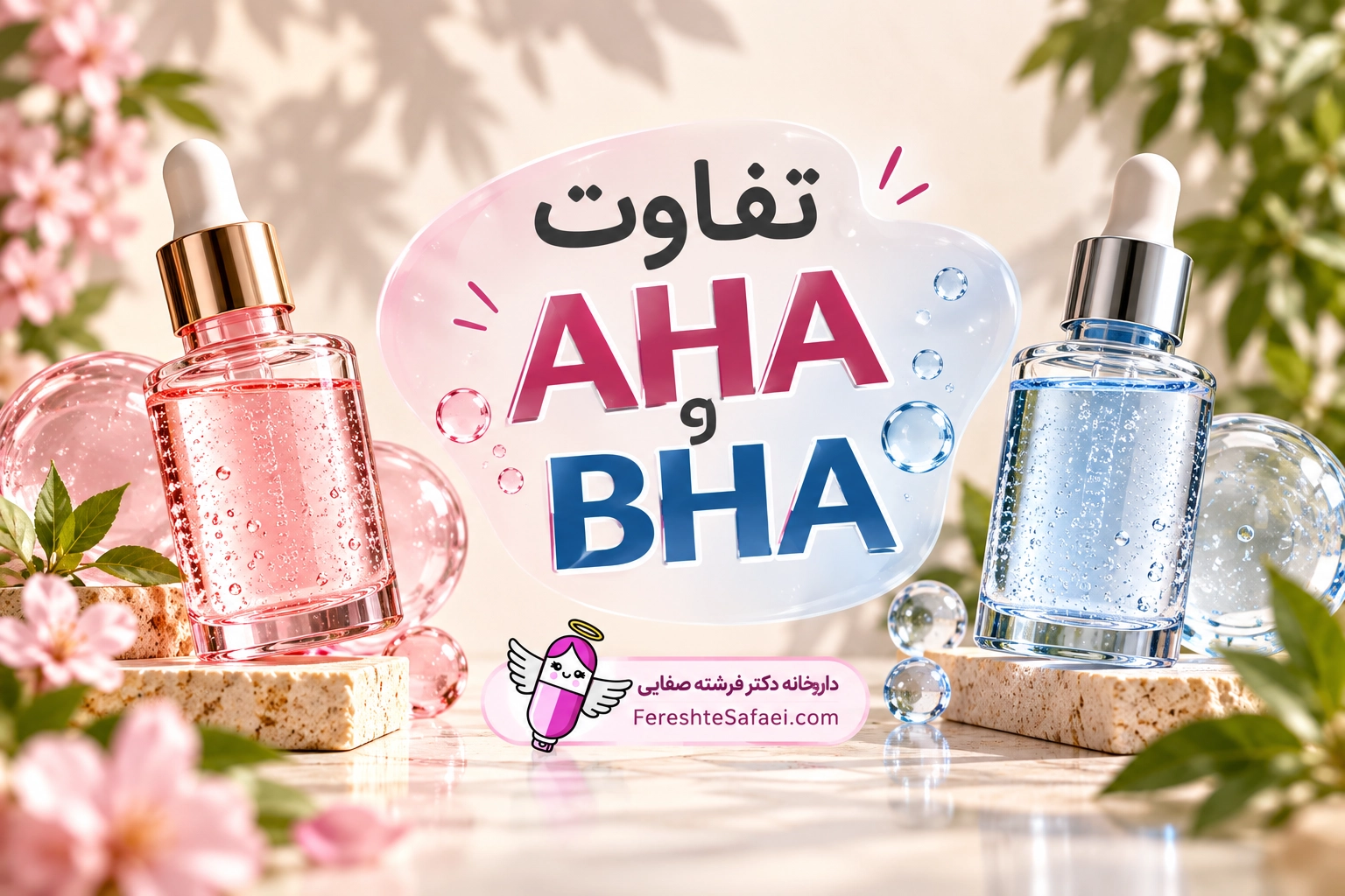 AHA و BHA چی هستن و کدوم برای پوست من مناسبه؟