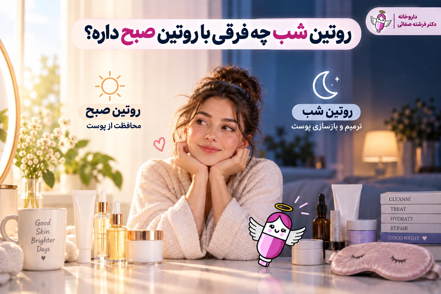روتین شب چه فرقی با روتین صبح داره؟