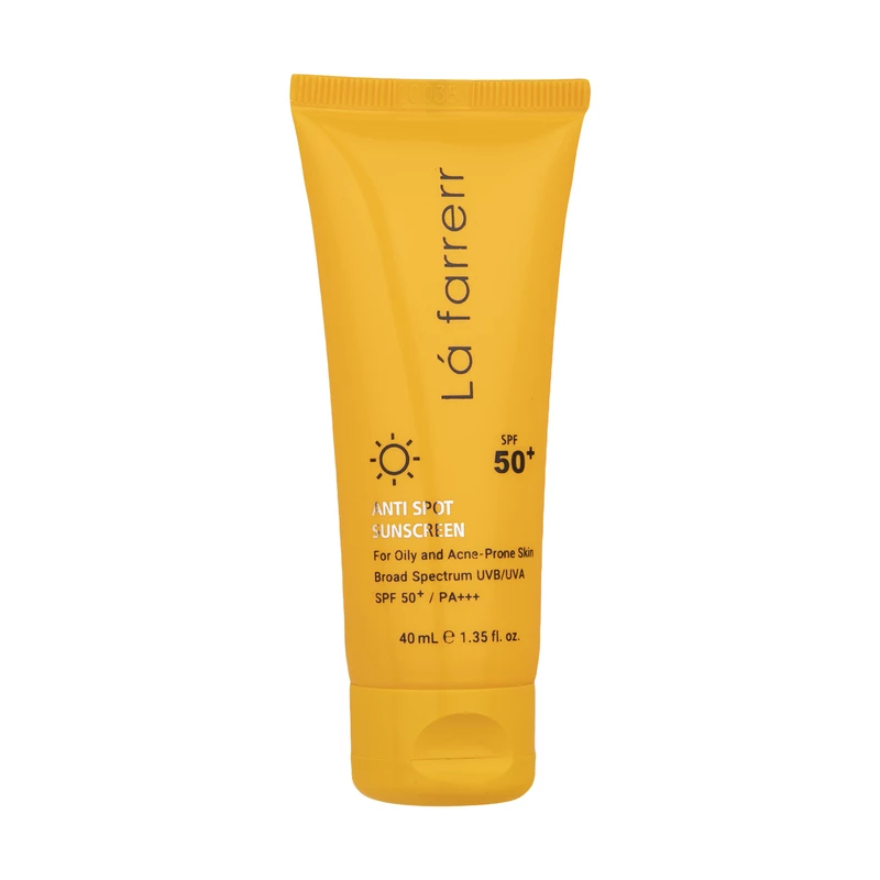 کرم ضد آفتاب بی رنگ پوست چرب لافارر SPF50+ (ضد لک)