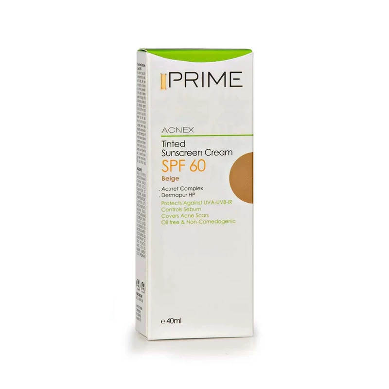 کرم ضد آفتاب رنگی پریم SPF 60 رنگ بژ