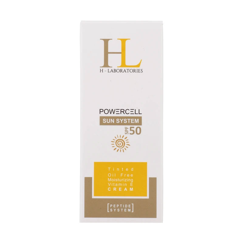 کرم ضد آفتاب رنگی اچ ال با پوشش طبیعی SPF50