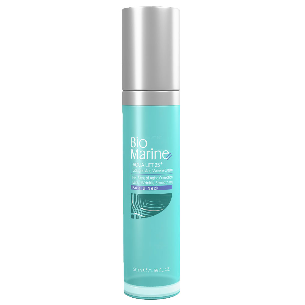 کرم ضد چروک حاوی کلاژن بایومارین مدل +25 Aqua Lift