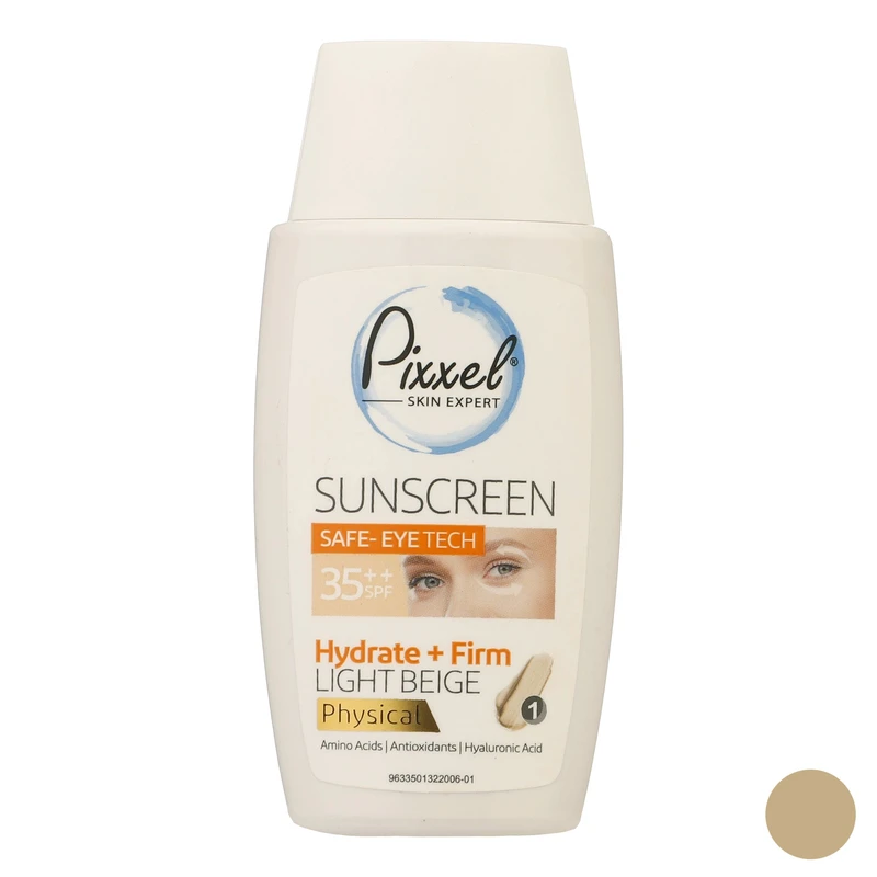 کرم ضد آفتاب دور چشم فیزیکال پیکسل SPF 35 - بژ طبیعی و بژ روشن