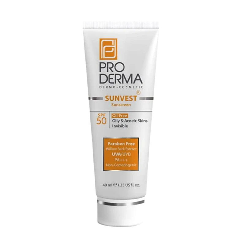 ضد آفتاب روشن کننده لک SPF50 سان وست پرودرما (بی رنگ) | ضد لک قوی، روشن کننده، جذب سریع