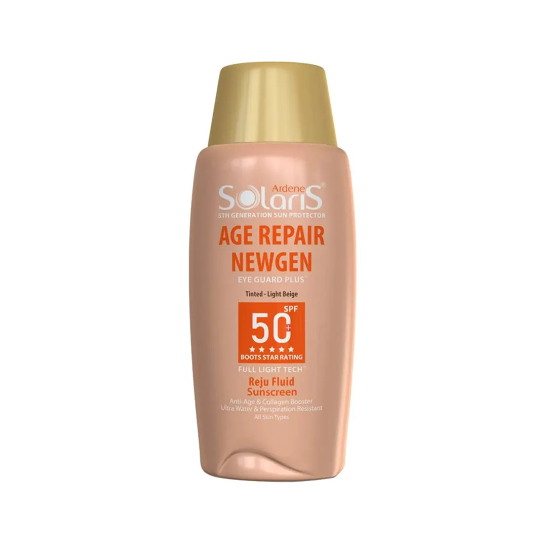کرم ضد آفتاب ضد چروک آردن سولاریس SPF50 (بژ روشن)