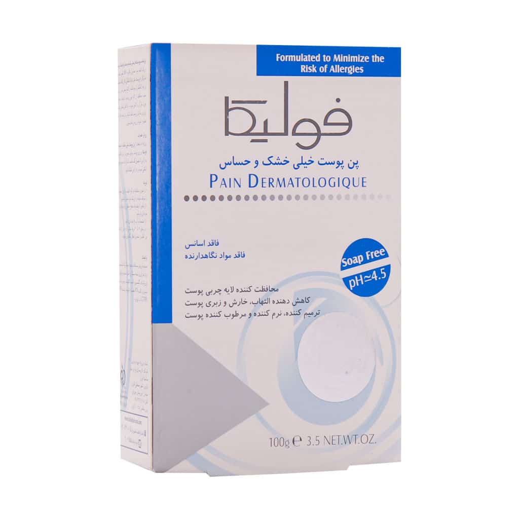 پن پوست خیلی خشک و حساس فولیکا | شوینده غیر صابونی، التیام بخش، ضد خشکی و خارش