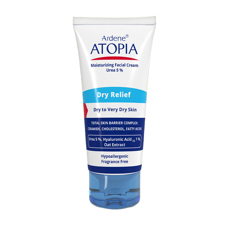 کرم مرطوب‌کننده قوی صورت اوره 5% Dry Relief آردن آتوپیا
