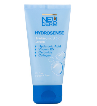 کرم آبرسان هیالورونیک اسید نئودرم Hydrosense | آبرسانی عمیق و ضد چروک