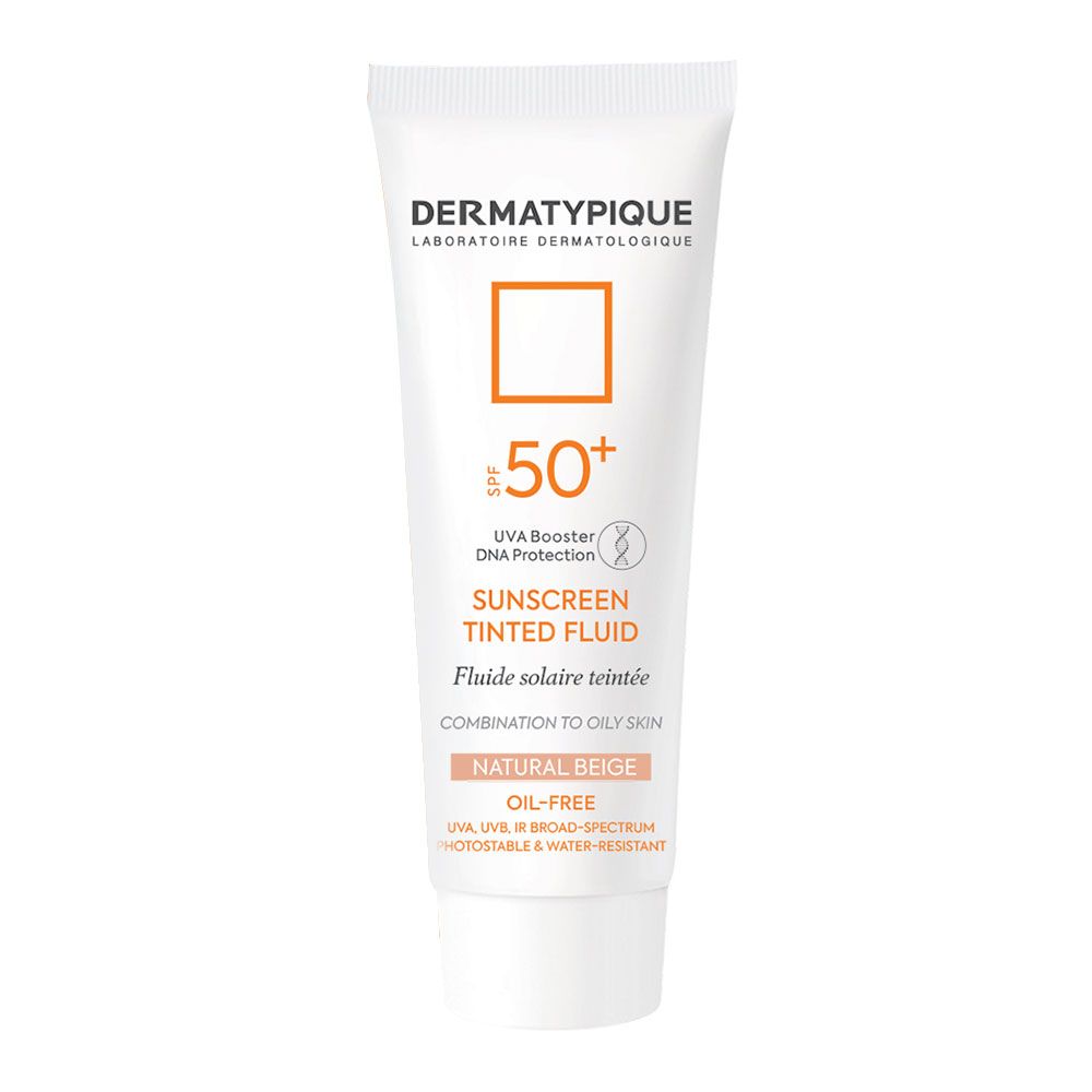ضد آفتاب رنگی فلویید درماتیپیک SPF50 (بژ طبیعی): محافظت و پوشانندگی برای پوست چرب