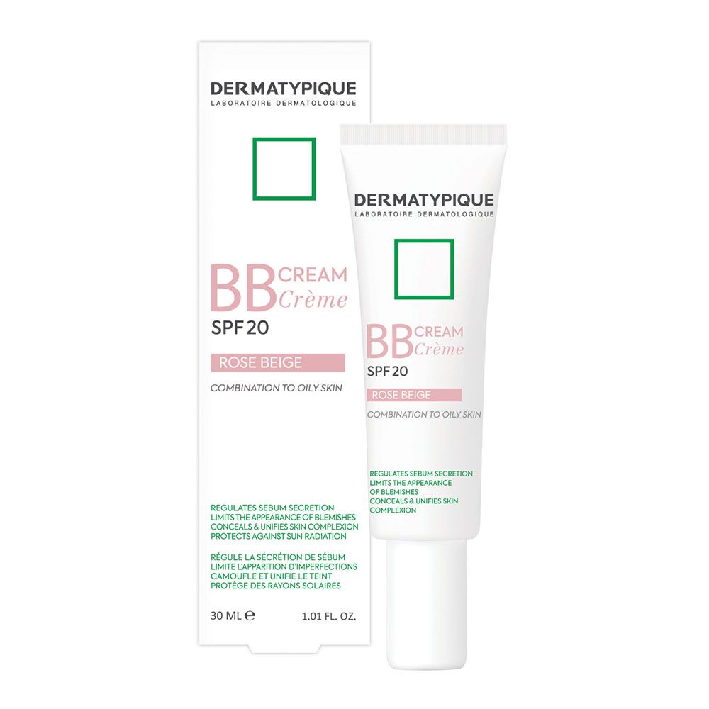 بی بی کرم درماتیپیک SPF20: پوشاننده، آبرسان و کنترل‌کننده چربی برای پوست مختلط و چرب (2 رنگ)
