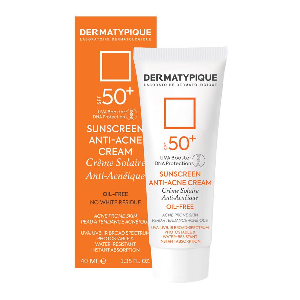 ضد آفتاب و ضد جوش درماتیپیک SPF50: محافظت قوی و کنترل آکنه برای پوست چرب و جوش‌دار