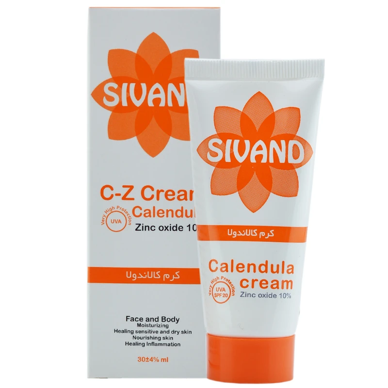کرم کالاندولا سیوند (CZ Cream) | ترمیم‌کننده و تسکین‌دهنده پوست آسیب‌دیده