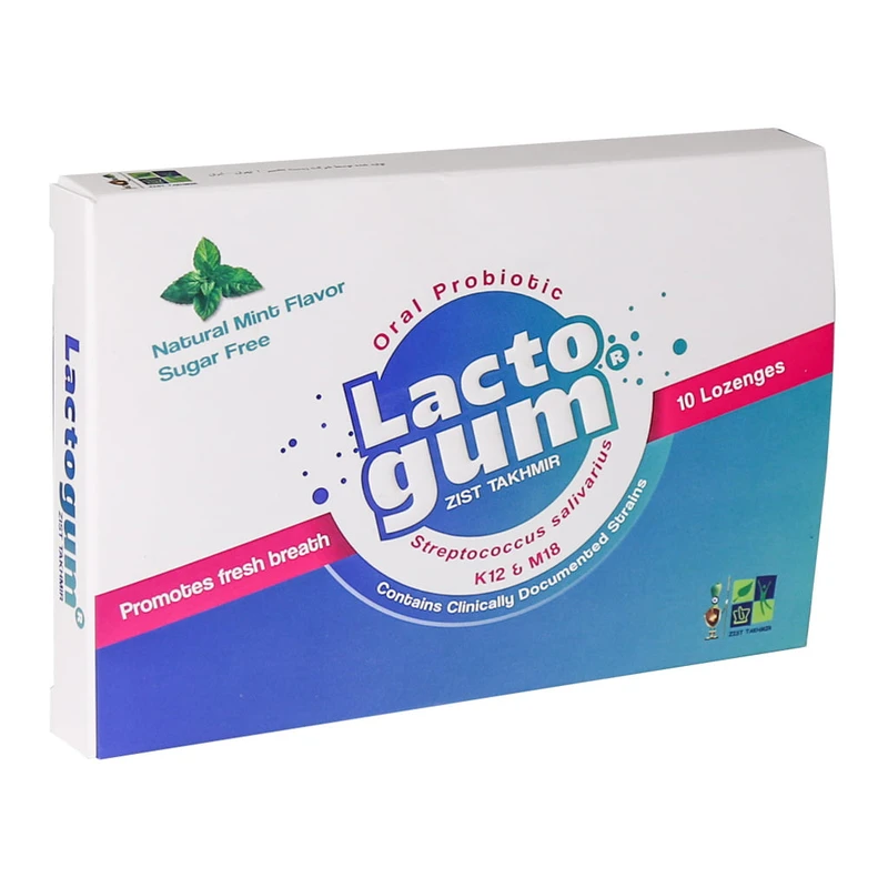 قرص مکیدنی لاکتوگام (Lactogum) - پروبیوتیک دهانی برای سلامت دهان و رفع بوی بد دهان